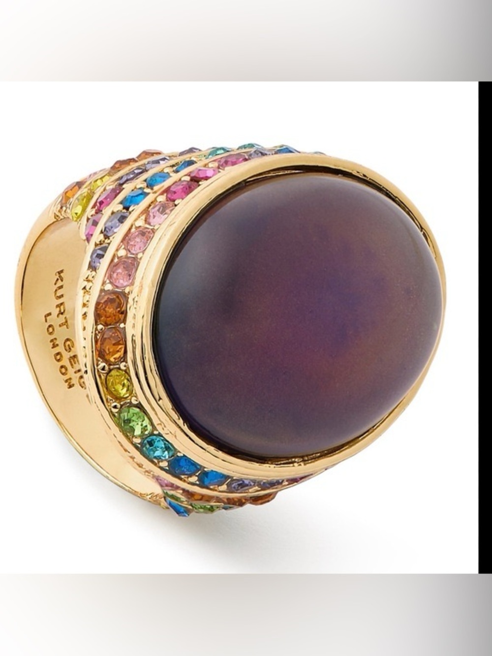 Kurt Geiger Oval Mood Statement Ring